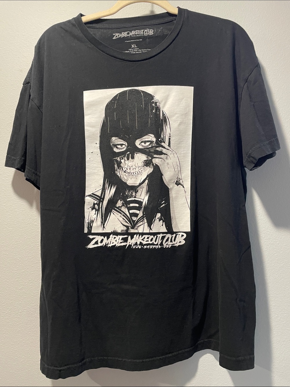 Zombie Makeout Club Black Graphic Tee Men’s Size XL